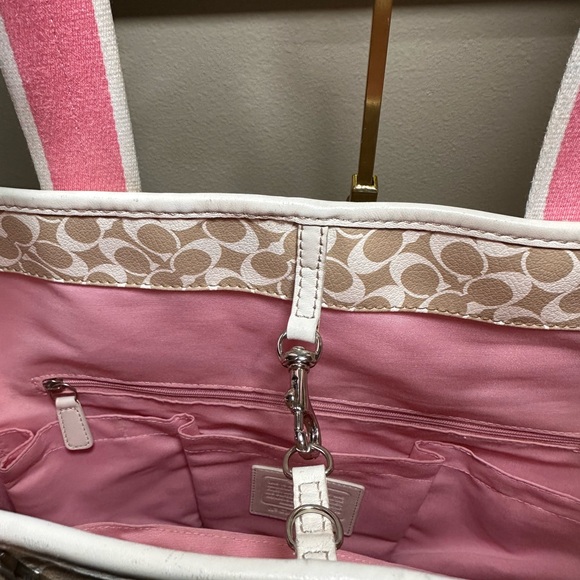 Coach Heritage Stripe Signature Chelsea Tote (2010) - Style F15137 - Picture 6 of 15